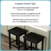 Now Furniture 24" Counter Stool, Wooden Backless Bar Height Kitchen Stool - 4 of 4