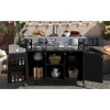 VYNXARIA K&K Outdoor Kitchen Island: Stylish Rolling Bar Cart & Grill Table - 2 of 4
