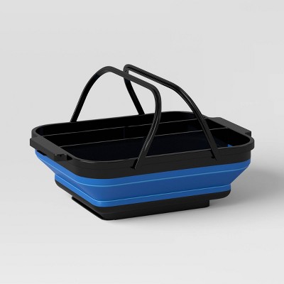 Southern Homewares 2.65 Gal. Blue Foldable Silicone Collapsible Bucket  SH-HD-10129 - The Home Depot