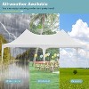 EROMMY  13x26 ft Blue/White Event Outdoor Canopies, Waterproof - 4 of 4