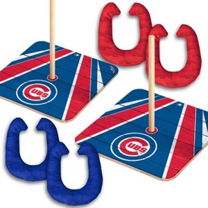 MLB Chicago Cubs Horseshoe Bag Toss Game Set - 1 of 4