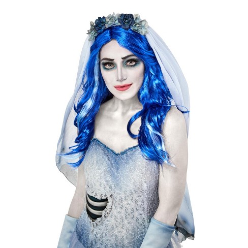 Corpse Bride Emily The Corpse Bride Adult Wig : Target