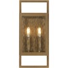Possini Euro Design Possini Euro Jerry 16" High Aged Brass 2-Light Outdoor Wall Light - 4 of 4