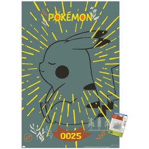 Trends International Pokémon - Pikachu Peaceful Nature Unframed Wall Poster Prints - 1 of 4
