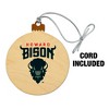 Howard University Bison Primary Logo Wood Christmas Tree Holiday Ornament - 2 of 4
