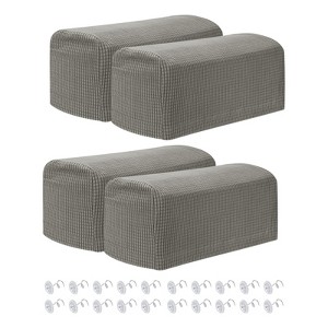 Unique Bargains Anti-Slip Stretch Couch Armrest Slipcovers 4 Pcs - 1 of 4