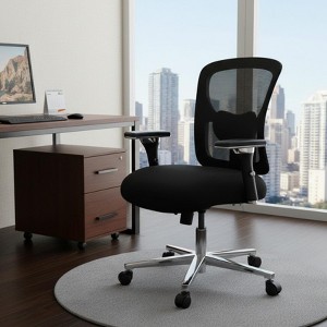AZL1 Life Concept Computer Office Desk Chair with Ergonomic Lumbar Support Mesh 500LBS Capacity with Arm Wide Seat, , 30.1"*28.9"*38.3" - 1 of 4