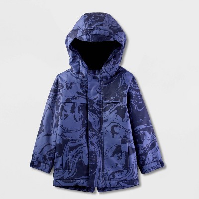 Image of Baby Playground Parka Jacket - Cat & Jack™ Navy Blue 12M