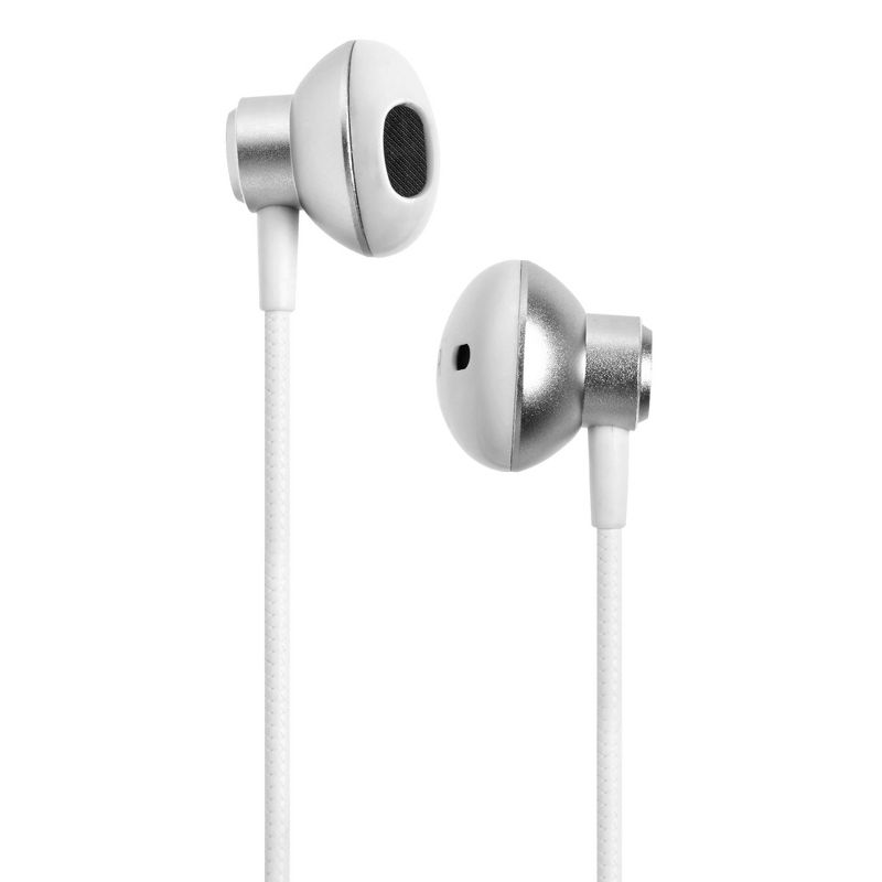 ionX Wired Earbuds with Microphone, 3.5mm Corded Headphones with Volume Control Compatible with iPhone/ iPad/Computer, White, 5 of 7