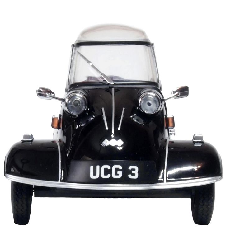Messerschmitt KR200 Bubble Top Black with Red Interior 1/18 Diecast Model Car by Oxford Diecast, 4 of 6