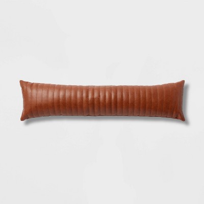 Leather Lumbar Pillow