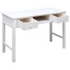 vidaXL Writing Desk White 43.3 in.x17.7 in.x29.9 in. Wood - 3 of 4