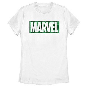 Women's Marvel St. Patrick's Day Green Marvel Logo T-Shirt - 1 of 4