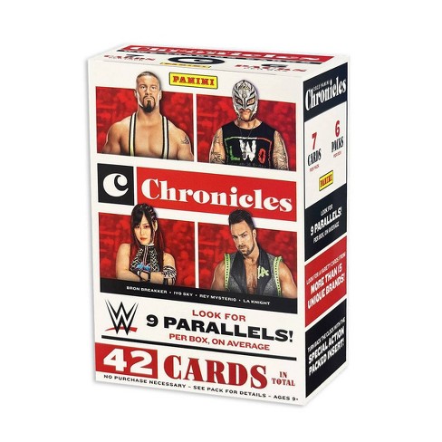 2023 Panini Chronicles Wwe Wrestling Trading Cards Blaster Box : Target