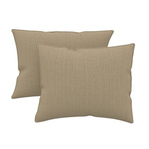 Covers&All Sunbrella® Indoor / Outdoor Lumber Pillows Inserts with Covers, Set of 2 - 1 of 4