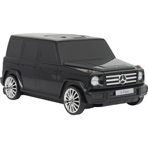 Best Ride on Cars Mercedes G Class Convertible Carry On Suitcase - Black - 1 of 4