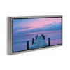 Stupell Industries Dock at Sunset Horizon Floating Frame Canvas Art - 2 of 4