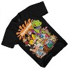 Mens Nickelodeon 90's Classic Shirt - Rugrats, Reptar, Ren & Stimpy, and Hey Arnold Vintage T-shirt (Black Nick, X-Large) - 3 of 4