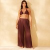 Women's Gauze Cover Up Pants - Shade & Shore™ - 4 of 4
