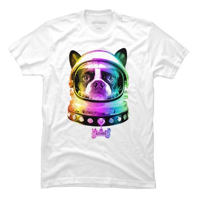 Men's Design By Humans Space Dog By BeeryMethod T-Shirt