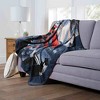 DC Comics Batman Harley Quinn Breaking Glass Silk Touch Throw Blanket - 2 of 4