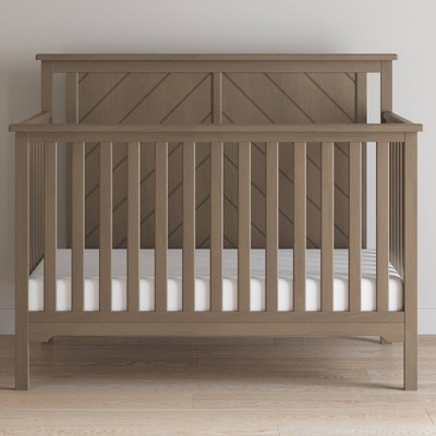 Dusty Heather 4-in-1 Convertible Crib with Flat Top