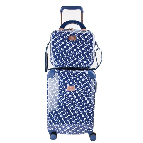 Chariot Park Avenue Hardside 2 Piece Carry-On Spinner Luggage Set Dotty