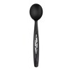 Jaya 6.5" Compostable Spoons Bulk Black - Pack of 50 - 2 of 3