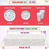 KatchOn, Rainbow Happy Birthday Decorations - 149 Pcs, Serve 25 | Rainbow Party Supplies, Rainbow Party Kit - 3 of 4