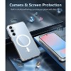 Entronix [Magnetic] Case Compatible with Galaxy S24 Ultra - [Hard Back] Slim Clear - 3 of 4