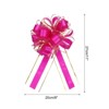 Unique Bargains Christmas Wedding Car Basket Gift Wrapping Big Pull Bow 5 Pcs - 2 of 4