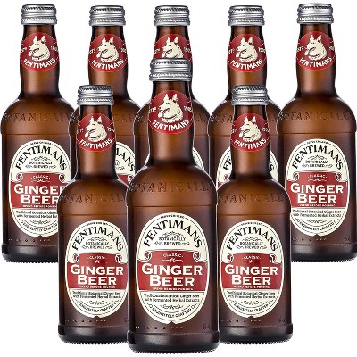 Fentimans Botanically Brewed Ginger Beer Sparkling Soda 9.3 fl oz Bottles – Premium Craft Soda/Mixer for Cocktails & Refreshing Drinks