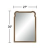 Noble Park Nadia 27" x 39" Warm Gold Rectangular Wall Mirror - 4 of 4