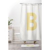 Deny Designs April Lane Art Block Monogram Memory Foam Bath Mat - 4 of 4