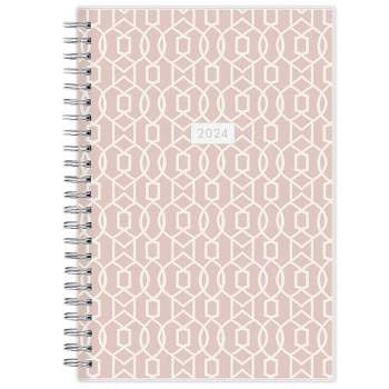 Blue Sky 2024 Planner Weekly/Monthly 8"x5" Langford Frosted Wirebound