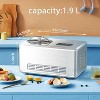 ZAFRO 1.9 Quarts Electric Ice Cream Maker with Compressor and Touch Screen, Homemade Ice Cream Maker for Kids, with LCD Display, 4 Modes , Silver - 3 of 4