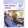 iClever Kids Headphones for School Travel, Safe Volume Limited, HD Mic Stereo Sound Over-Ear Girls Boys Headphones for Kid - 2 of 4