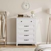 5 Dresser for Bedroom, 41.3" Tall Vertical Drawer Dresser with Storage Freestanding, Wooden Closet Storage Chest for Living Room, Bedroom, Entryway - 2 of 4