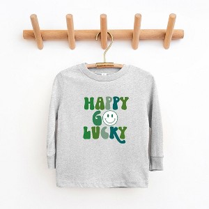 The Juniper Shop Happy Go Lucky Smiley Face Youth Long Sleeve Tee - 1 of 2