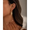 Gold Dangle Earrings for Women, 14K Gold Plated LightweightTeardrop Drop Earrings, Trendy Leverback Minimalist Jewelry for - 4 of 4
