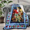 Lomsoe Cozy Christmas Throw Blanket - Soft, Plush Warm for Couch, Bed, Office, and Travel Christmas Gift - 3 of 4