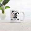 Crazy Dog T-Shirts Black Cat Coffee Co Mug Funny Sarcastic Kitten Graphic Novelty Cup-11oz - 2 of 4