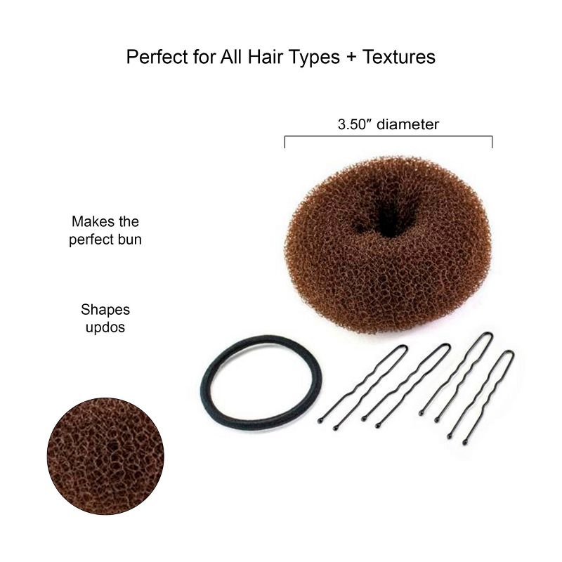Conair Bun Maker Kit for All Hair Types- 6pc, 5 of 6