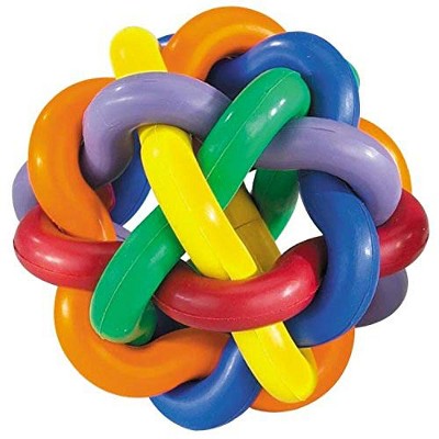 Multipet Medium Nobbly Wobbly Dog Rubber Ball for Small Breeds