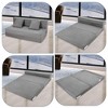 GustoWave 24''H Folding Sofa Mattress, Convertible Sofa Bed , Foldable Memory Foam Sleeper Chair, Floor Couch Guest Bed with Pillow - 4 of 4