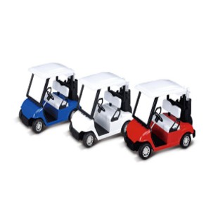 4.5" Die-Cast Metal Golf Cart Toy 6pcs - 1 of 1