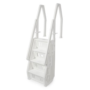Vinyl Works Adjustable 24 Inch In-Pool Step Ladder for Above Ground Pools - 1 of 4