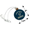 Ithaca College Bombers Logo Mini Small Tiny Wood Christmas Tree Holiday Ornament - 4 of 4