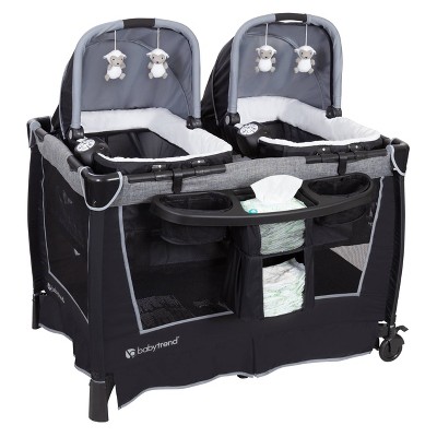 thumbnail image 2 of Baby Trend Retreat Twins Nursery Center - Quarry | Shop 2 of 11