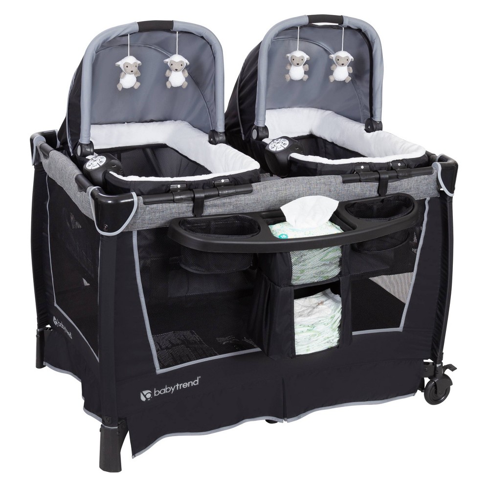 Baby Trend Retreat Twins Nursery Center - Quarry -  76385717